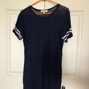 navy blue dress size large